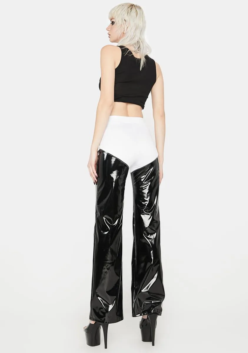 Angel Camera Chic Patent Flares