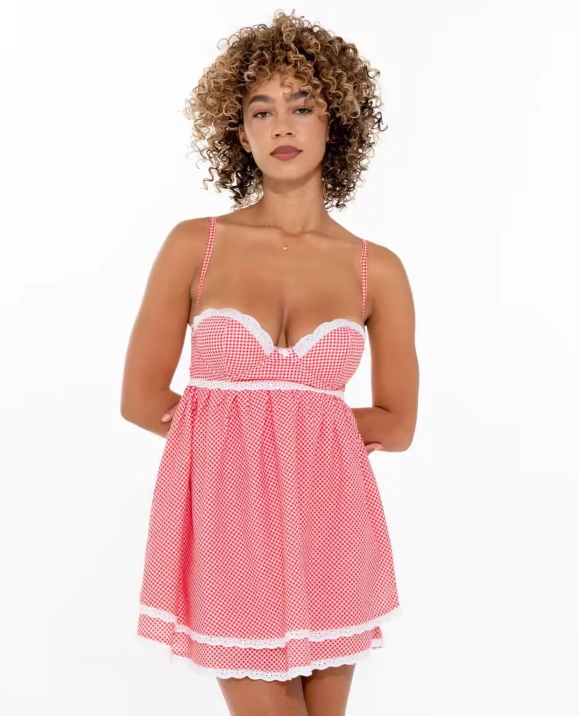 Ayiana Baybdoll Mini Dress