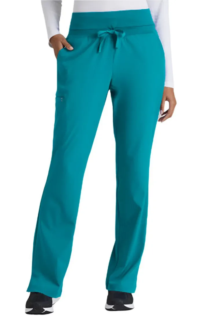 Barco One™ by Barco Stride 5-Pocket Mid-Rise Straight Leg Scrub Pant-Tall