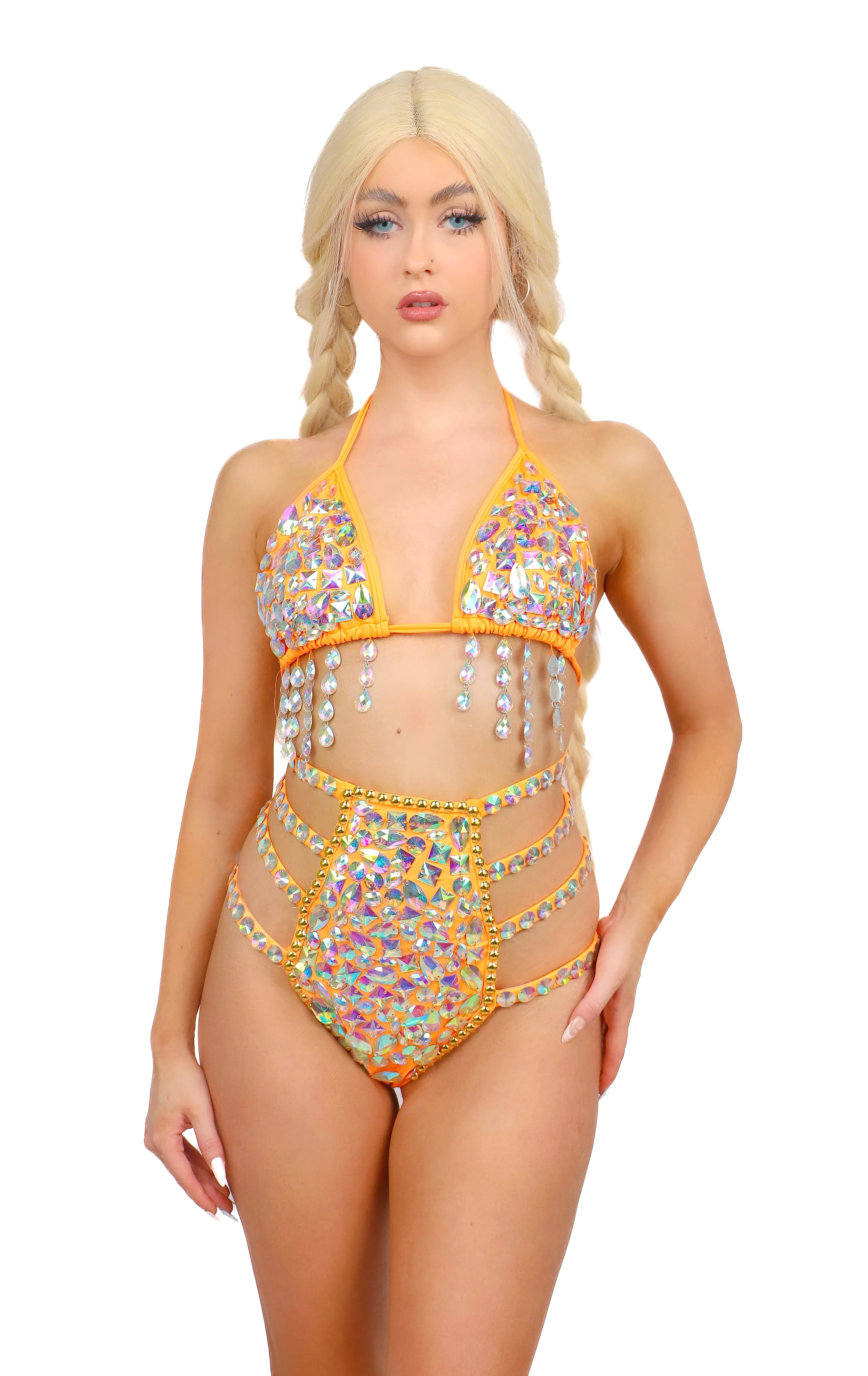 Citrus Aura Rhinestone Bottoms