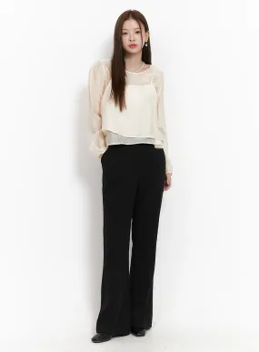 Classic Chic Tailored Pants OD417