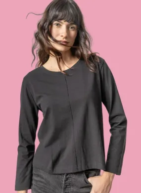 Front Seam Long Sleeve Tee