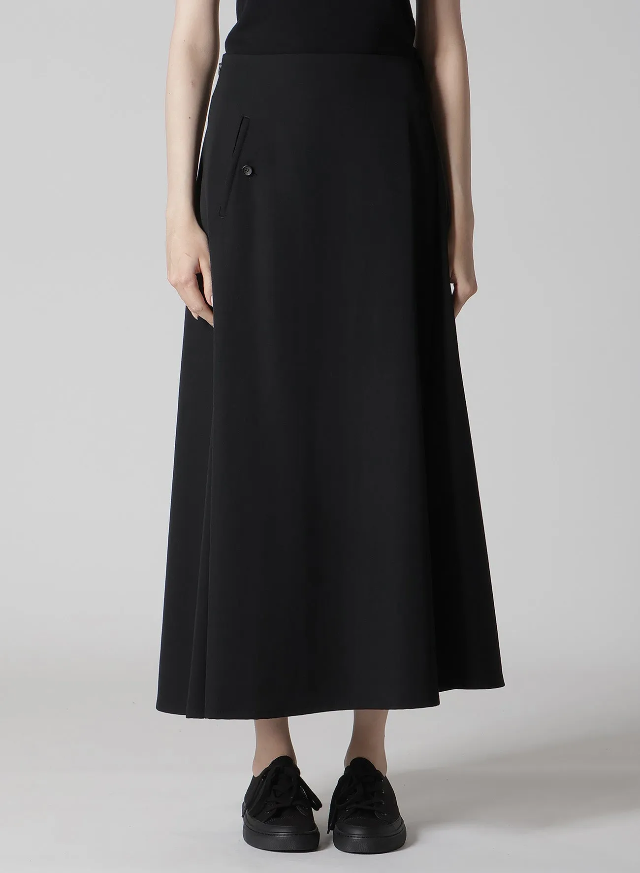 GABARDINE R POCKET SKIRT