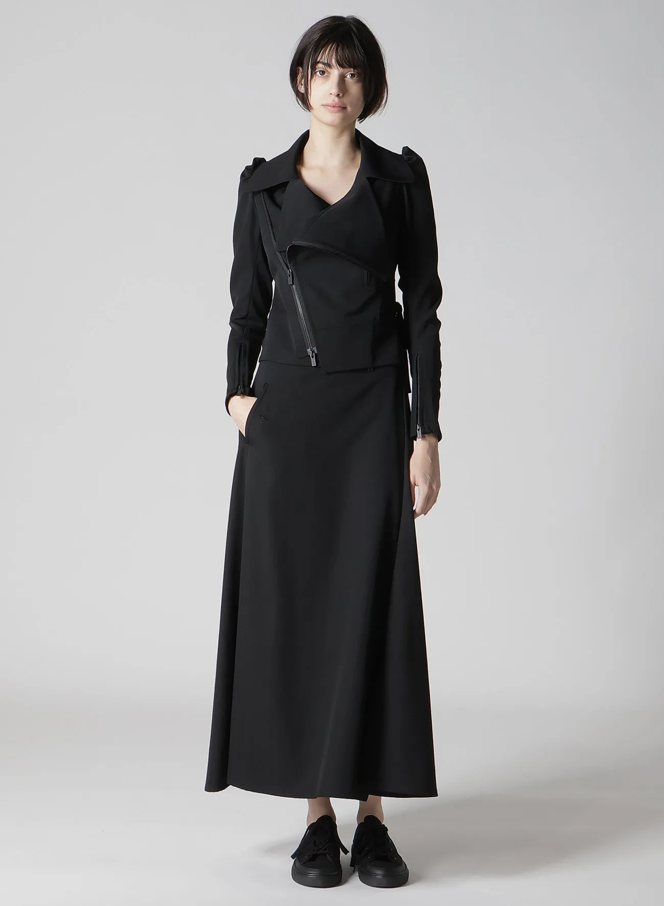 GABARDINE R POCKET SKIRT