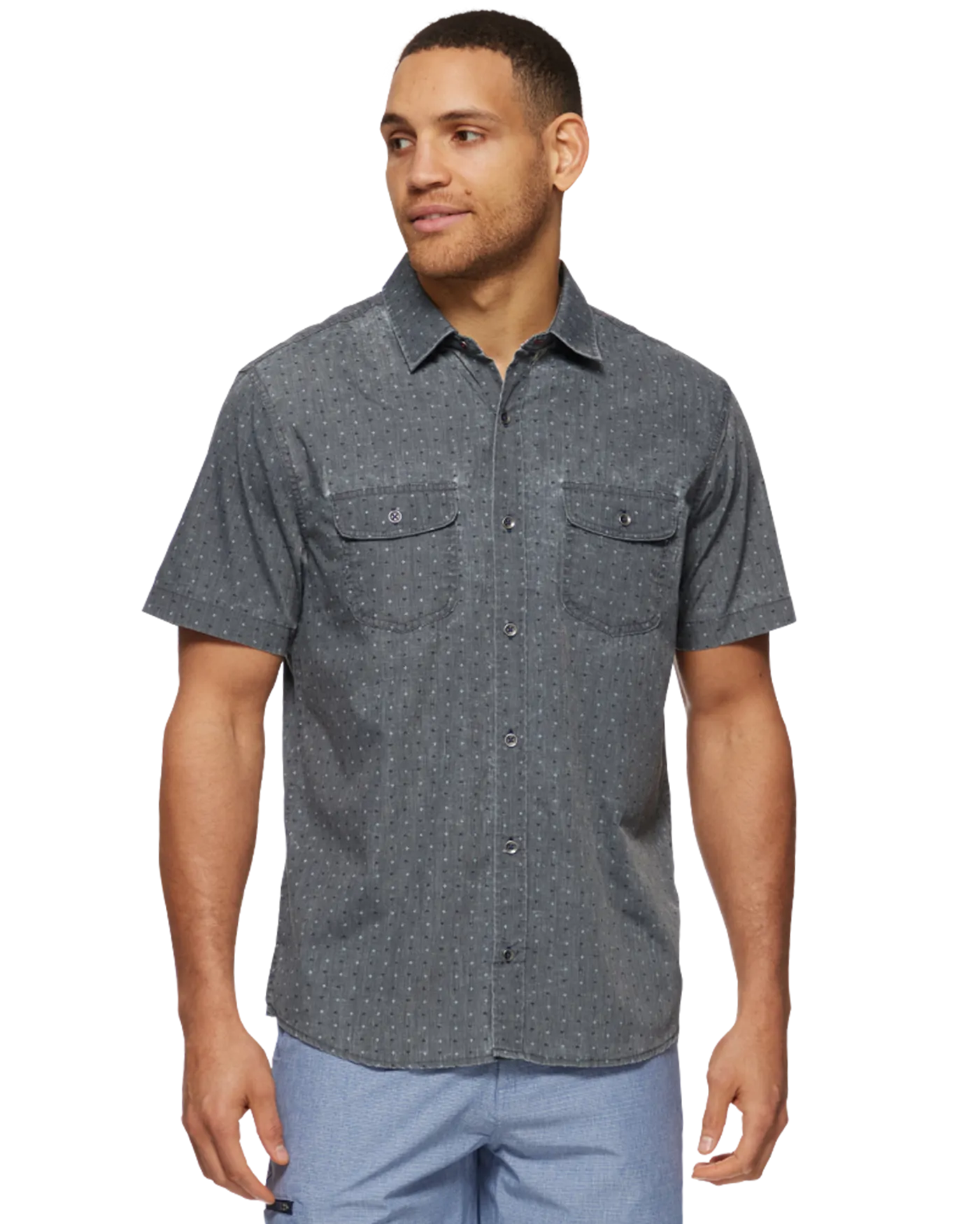 GARDENDALE VINTAGE SOFT DOT PRINT SHIRT