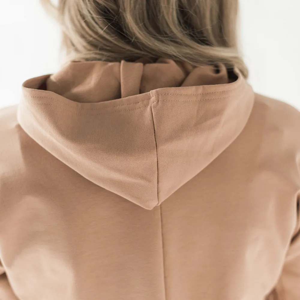 Gianna Nursing Hoodie - Camel