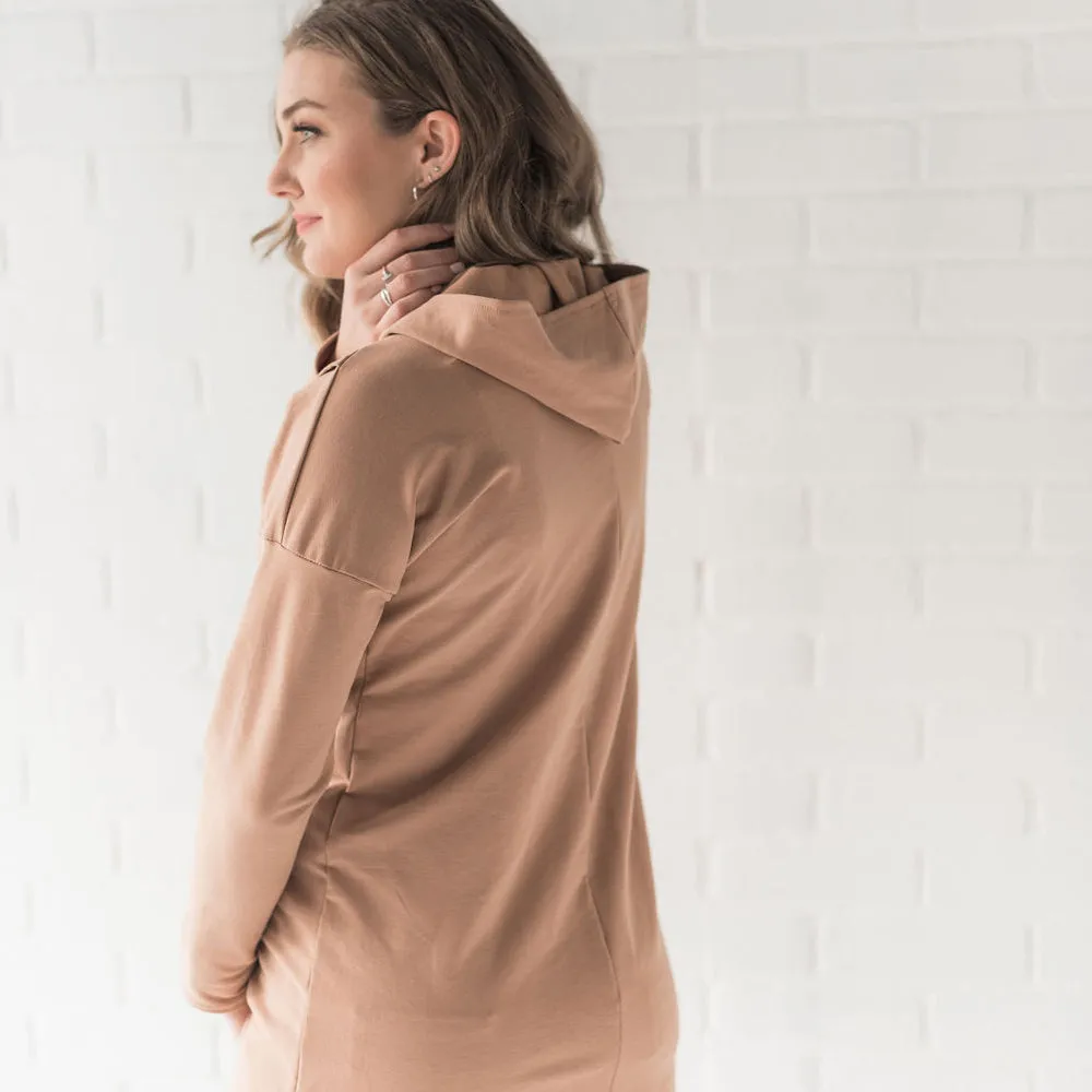 Gianna Nursing Hoodie - Camel