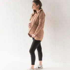 Gianna Nursing Hoodie - Camel