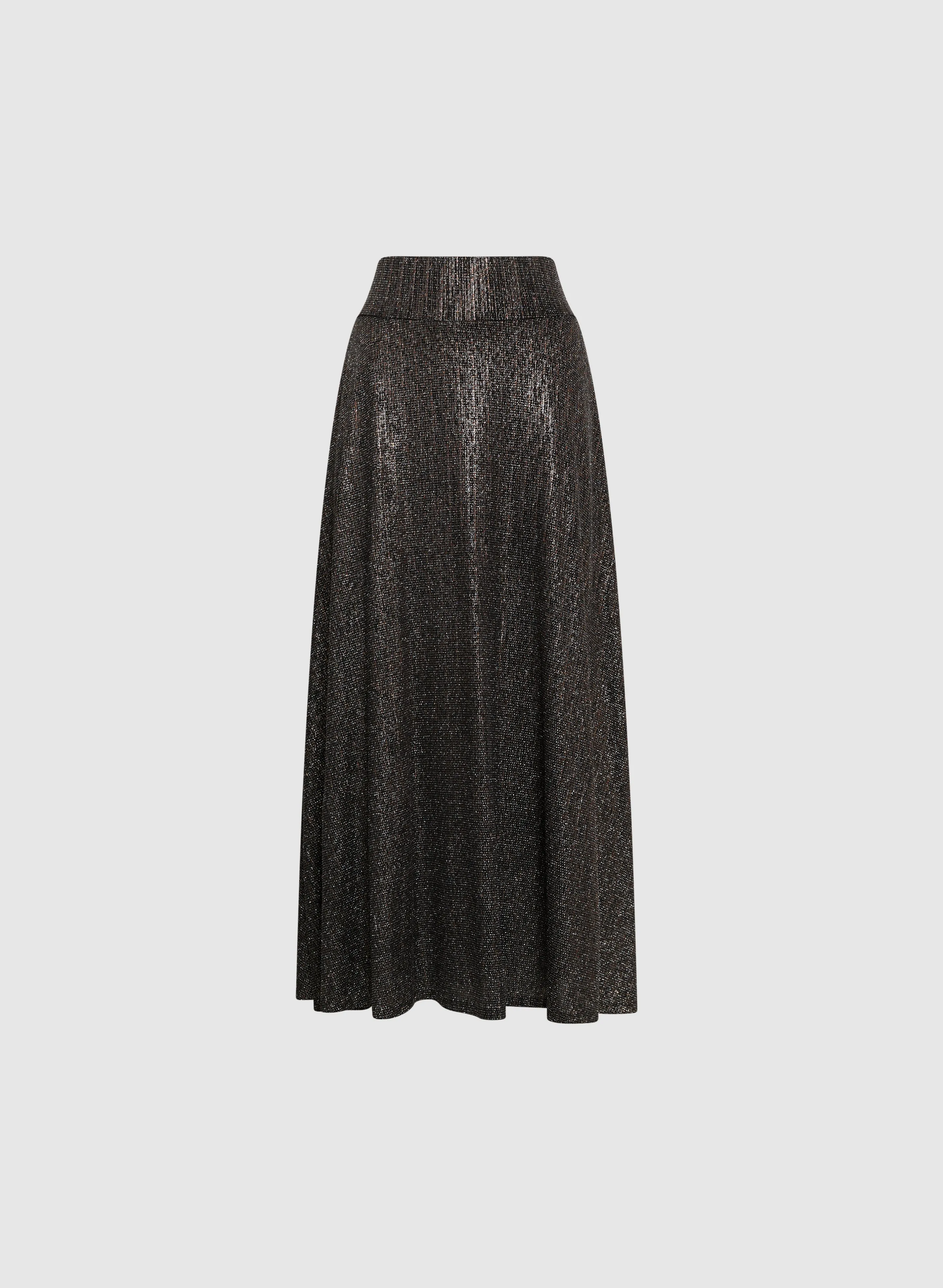 Glitter Pull-On Maxi Skirt