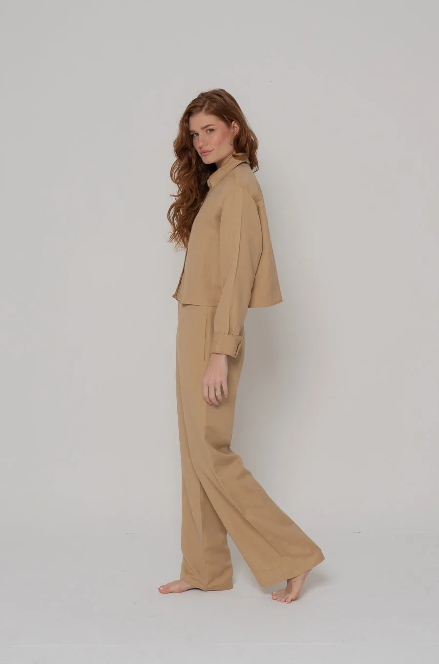 Hadley Trouser in Tan