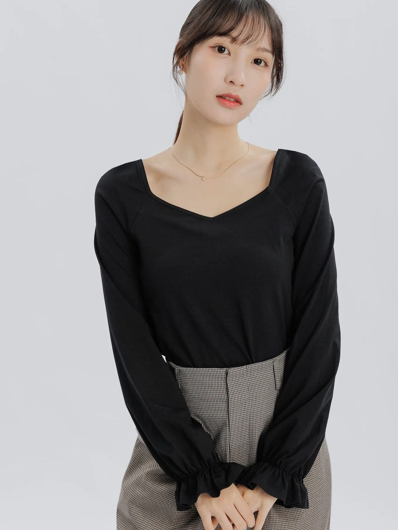 Jael Sweetheart Neck Top