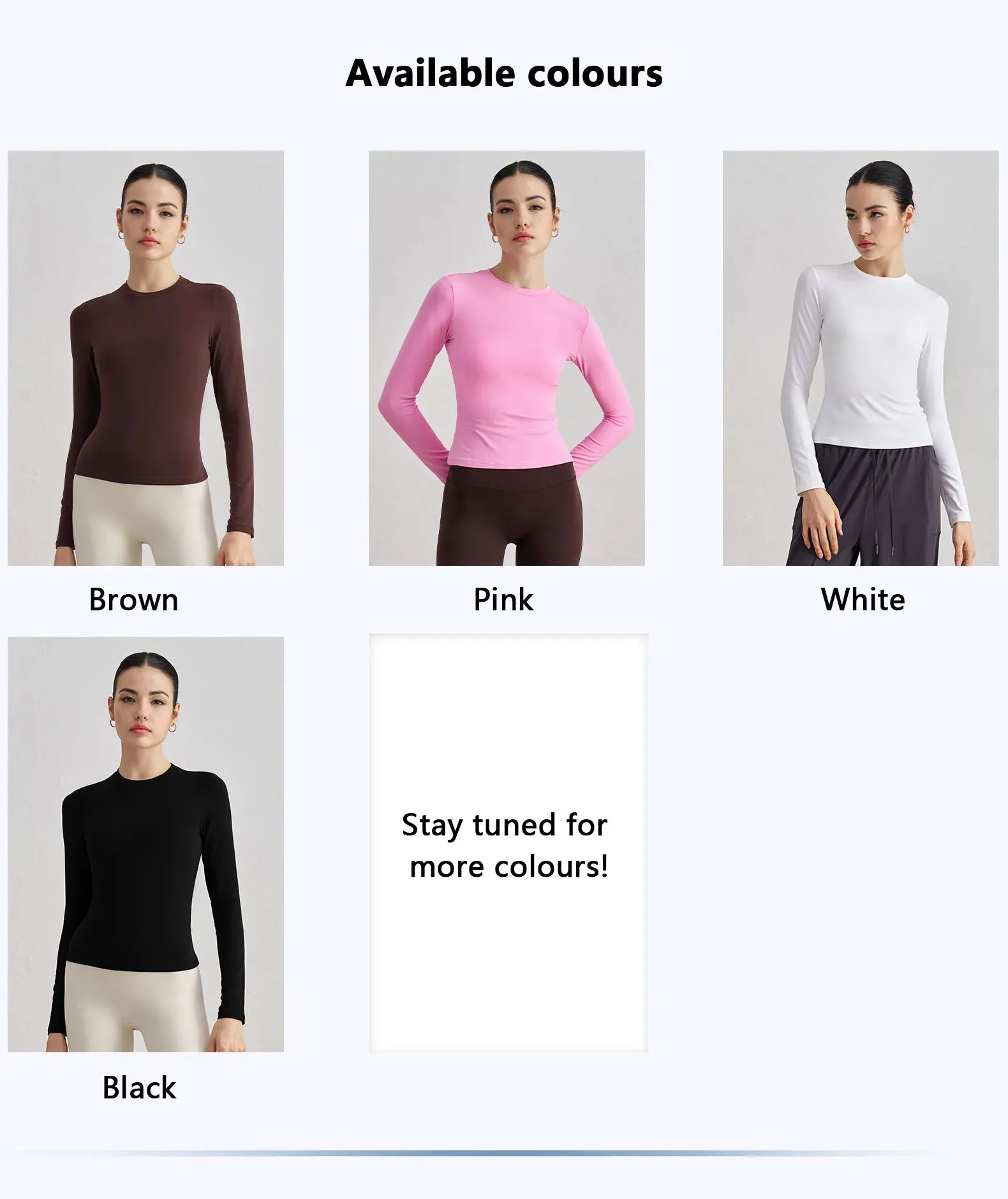 Long-Sleeved Casual & Fitted Tops