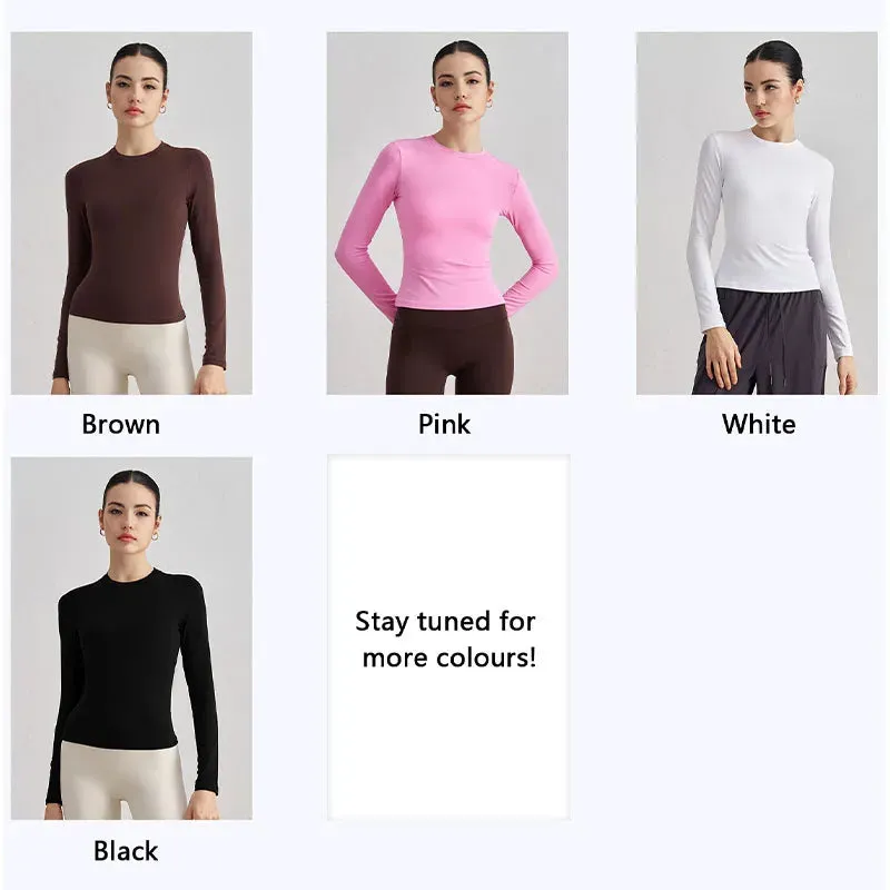 Long-Sleeved Casual & Fitted Tops