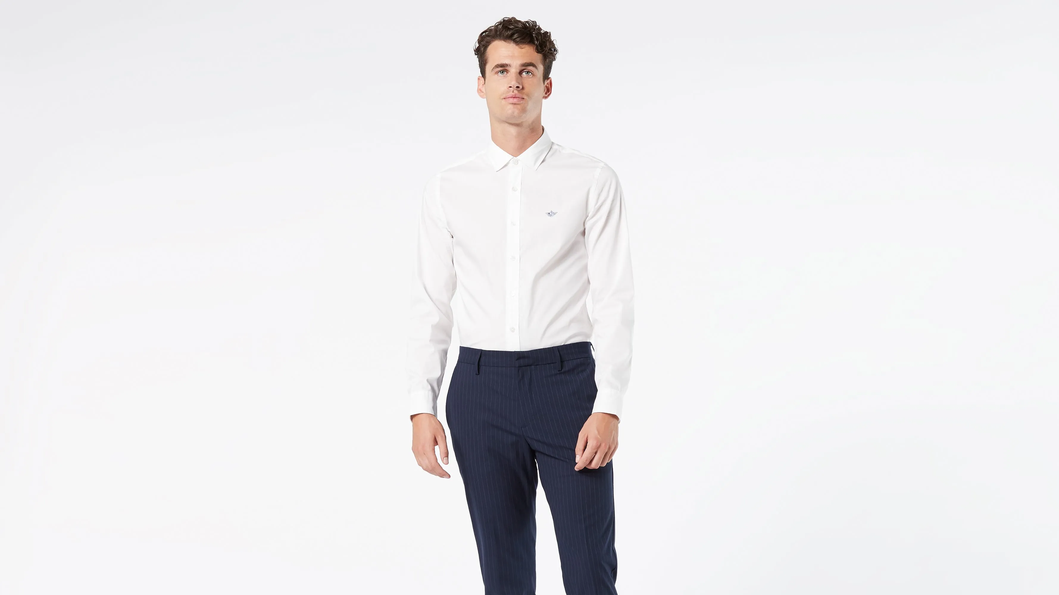 Men's Slim Fit Refined Poplin Shirt