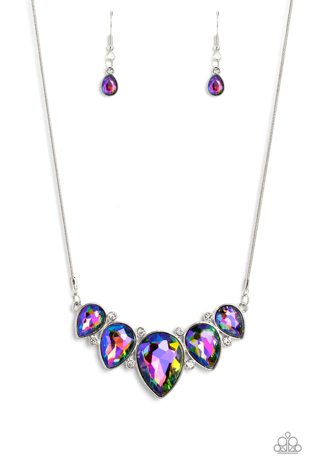 Paparazzi Regally Refined - Multi Necklace- November 2022 Life of the Party