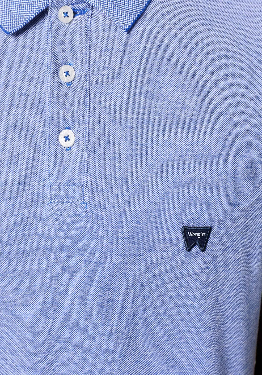 Short Sleeve Refined Polo - Blue