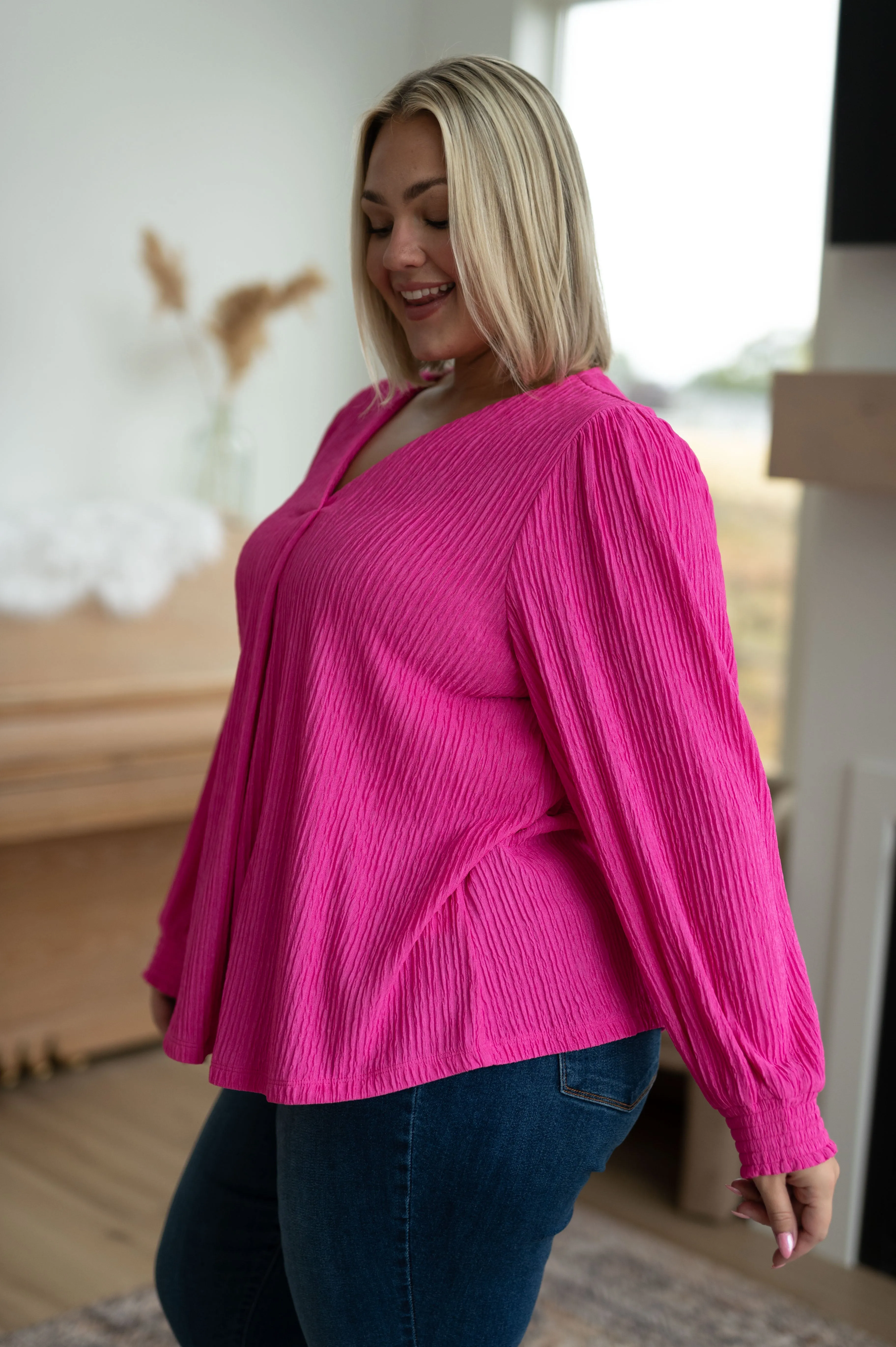 SP24- Very Refined V-Neck Blouse (Reg & Curvy)