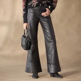 St Anton Wideleg Leather Pants