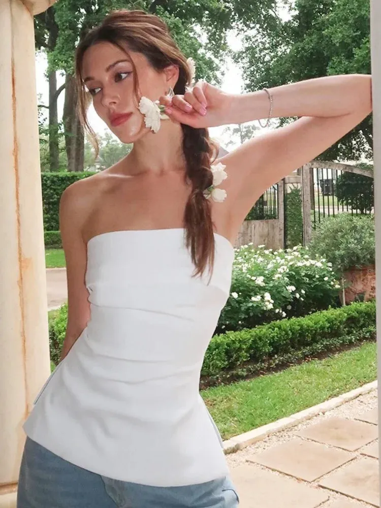 Urban Chic Strapless White Top