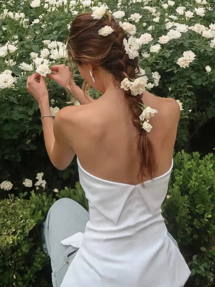 Urban Chic Strapless White Top