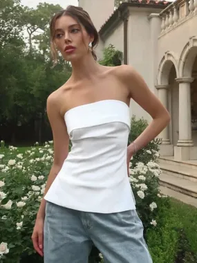 Urban Chic Strapless White Top