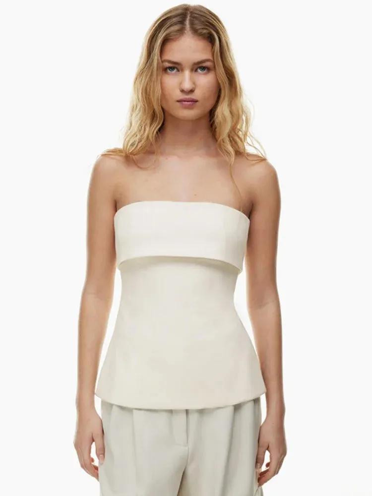 Urban Chic Strapless White Top